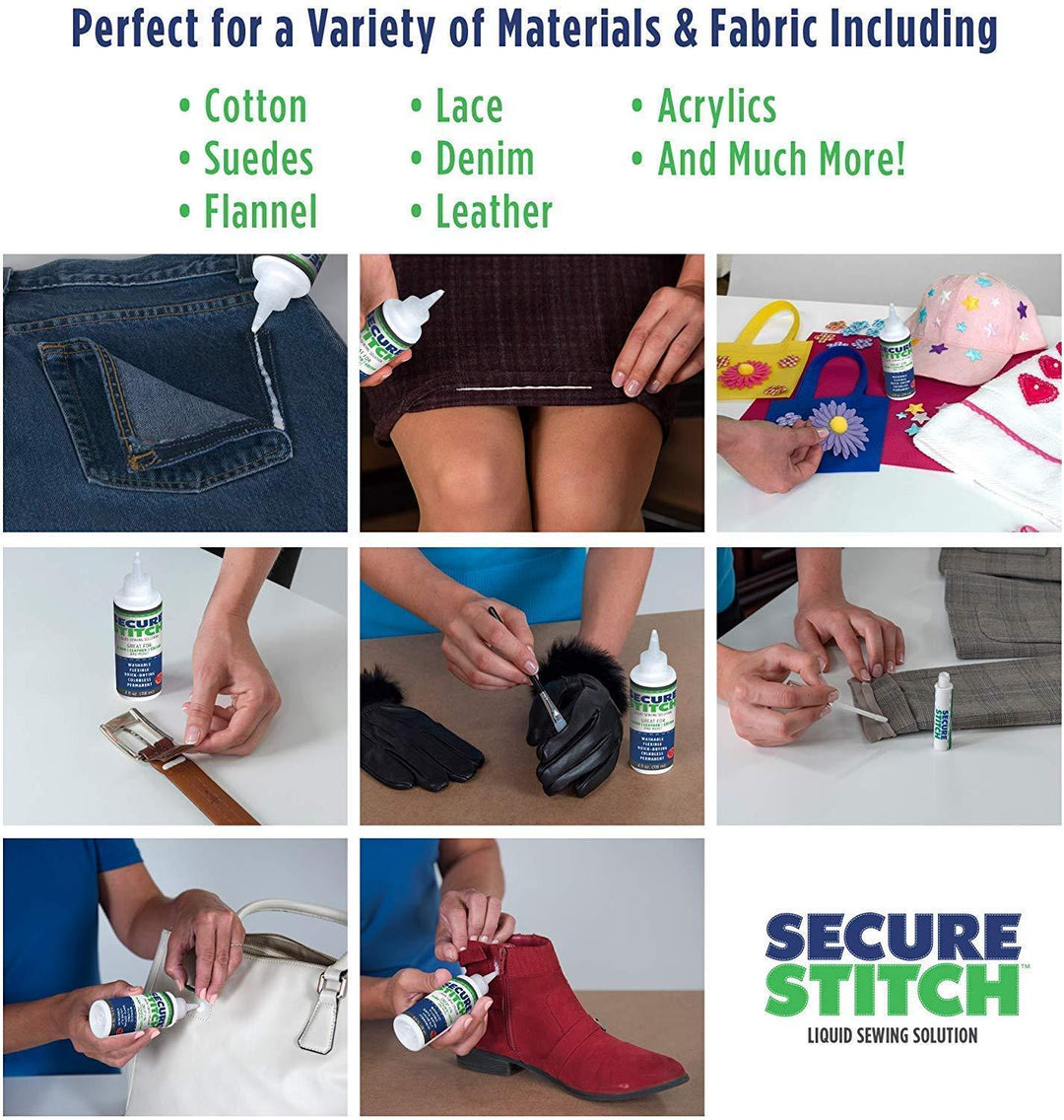 Liquid Sewing Solution For Securing Stiches